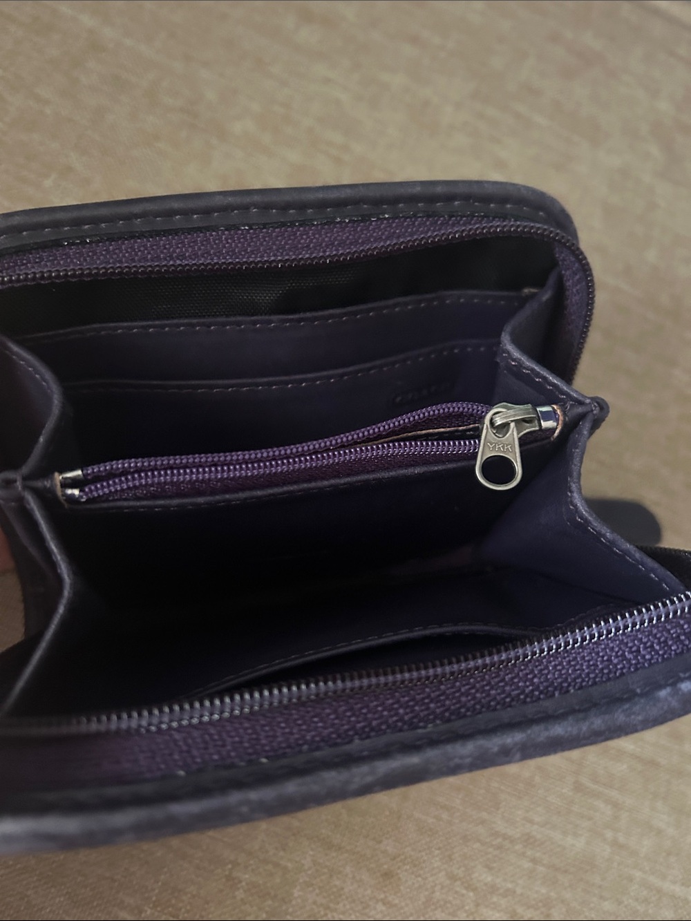 Coach Neo collection zip-around wallet Vintage Y2K GUVC - Picture 2 of 12